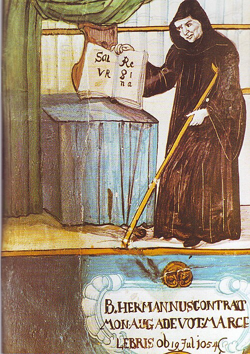 Portrait of Bl. Hermann of Reichenau